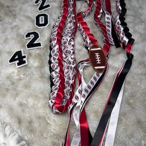 Graduation Ribbon Leis Braid Necklace And Braid Bracelets